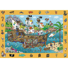 Puzzle - 0100 - Trefl - Spy Guy - Pirate Ship